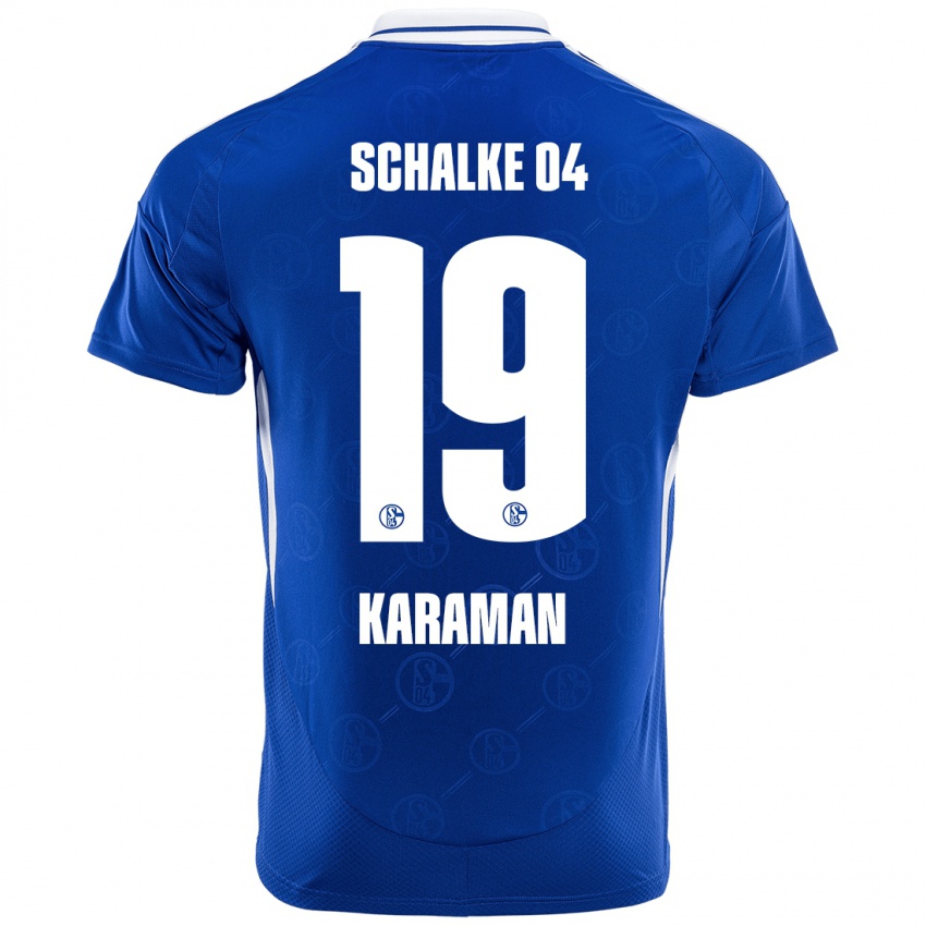 Kinder Kenan Karaman #19 Königsblau Heimtrikot Trikot 2024/25 T-Shirt