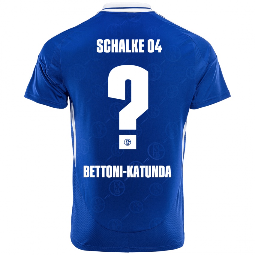 Kinder Claudio Bettoni-Katunda #0 Königsblau Heimtrikot Trikot 2024/25 T-Shirt