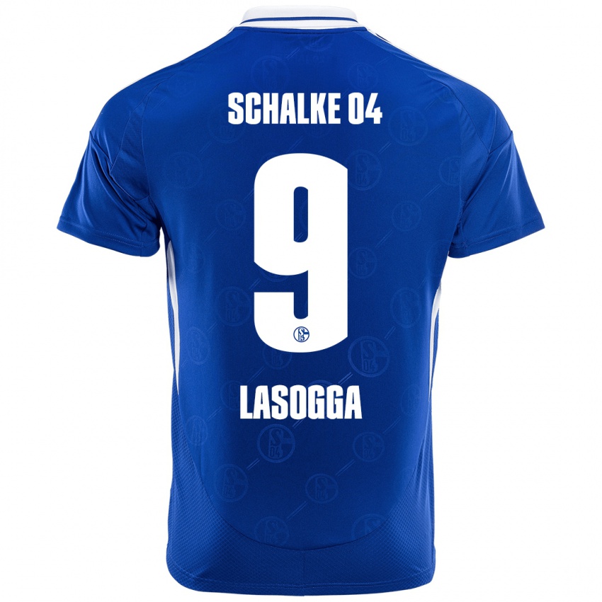 Kinder Pierre-Michel Lasogga #9 Königsblau Heimtrikot Trikot 2024/25 T-Shirt