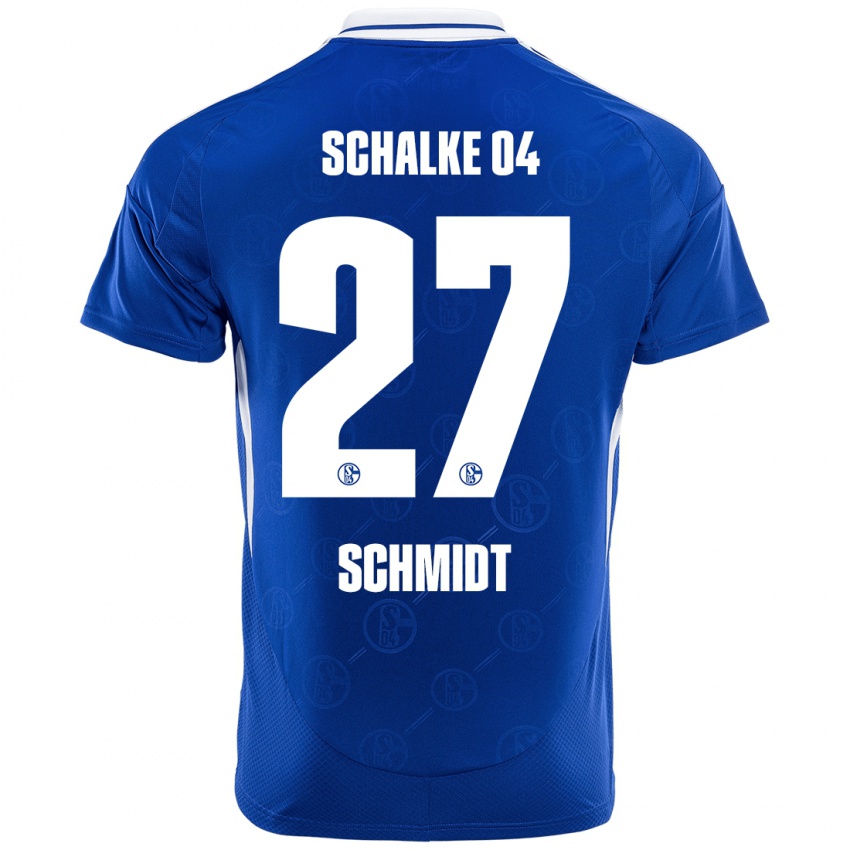 Kinder Tim Schmidt #27 Königsblau Heimtrikot Trikot 2024/25 T-Shirt