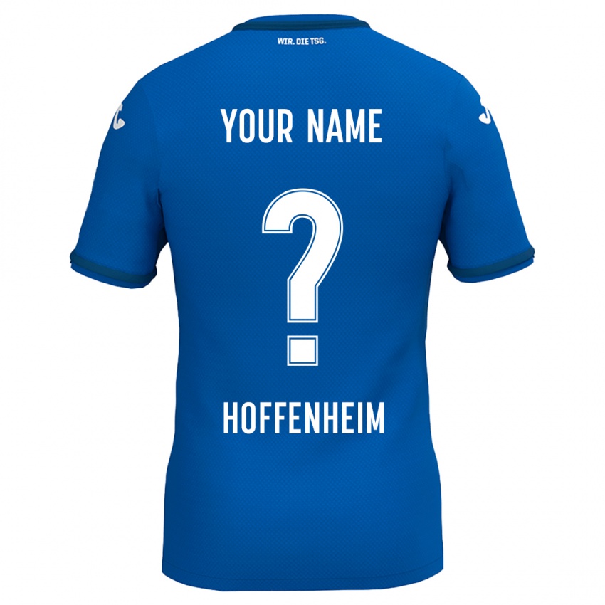 Kinder Ihren Namen #0 Königsblau Heimtrikot Trikot 2024/25 T-Shirt