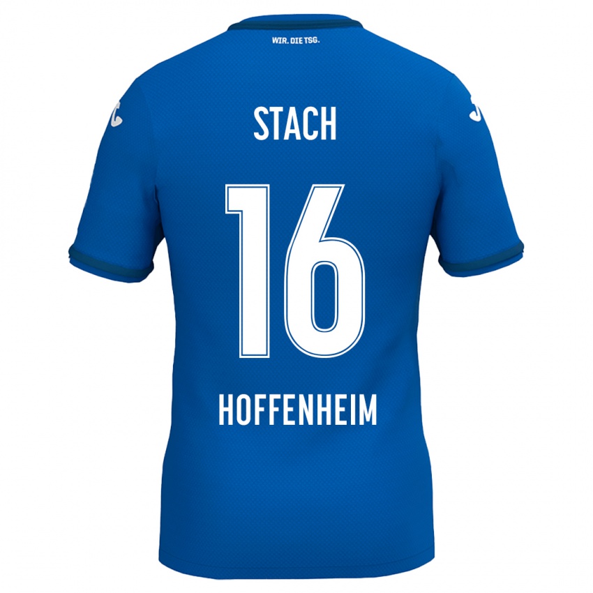 Kinder Anton Stach #16 Königsblau Heimtrikot Trikot 2024/25 T-Shirt