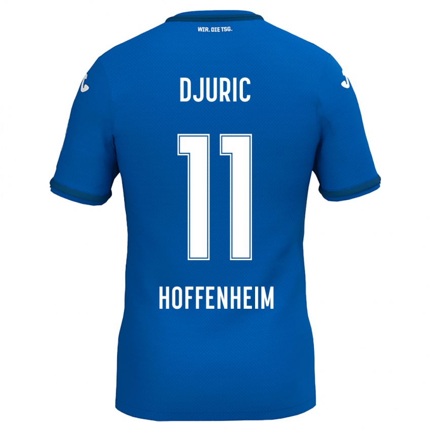 Kinder Luka Djuric #11 Königsblau Heimtrikot Trikot 2024/25 T-Shirt