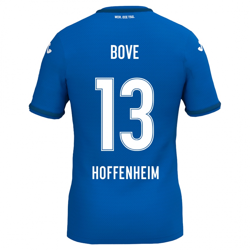 Kinder Nevio Bove #13 Königsblau Heimtrikot Trikot 2024/25 T-Shirt