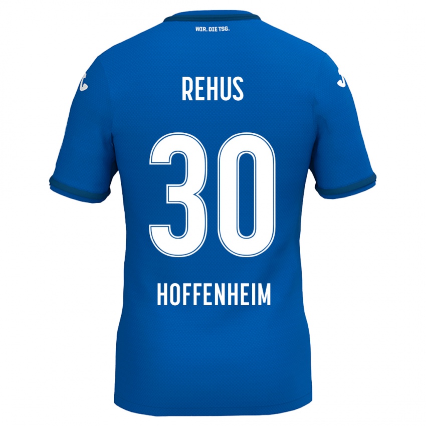 Kinder Milan Rehus #30 Königsblau Heimtrikot Trikot 2024/25 T-Shirt