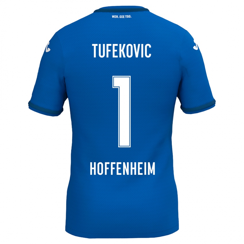 Kinder Martina Tufekovic #1 Königsblau Heimtrikot Trikot 2024/25 T-Shirt