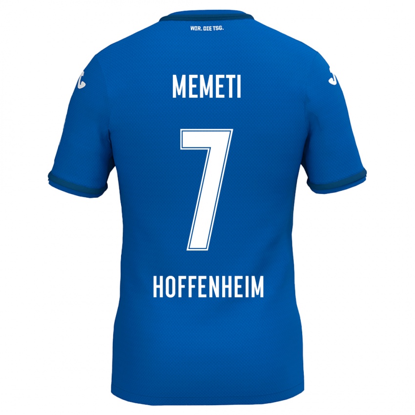 Kinder Erëleta Memeti #7 Königsblau Heimtrikot Trikot 2024/25 T-Shirt