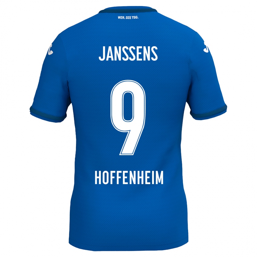 Kinder Jill Janssens #9 Königsblau Heimtrikot Trikot 2024/25 T-Shirt