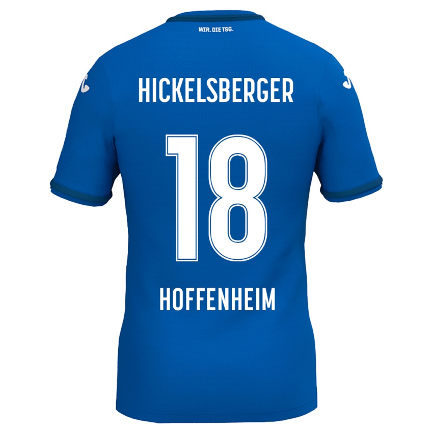 Kinder Julia Hickelsberger #18 Königsblau Heimtrikot Trikot 2024/25 T-Shirt