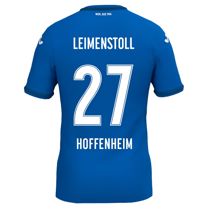 Kinder Vanessa Leimenstoll #27 Königsblau Heimtrikot Trikot 2024/25 T-Shirt