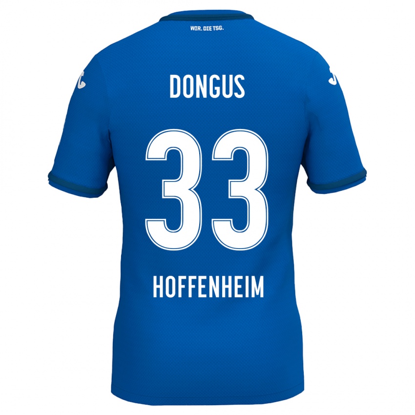 Kinder Fabienne Dongus #33 Königsblau Heimtrikot Trikot 2024/25 T-Shirt