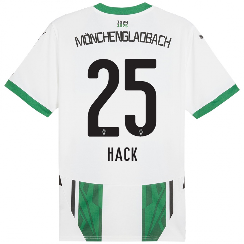 Kinder Robin Hack #25 Weiß Grün Heimtrikot Trikot 2024/25 T-Shirt