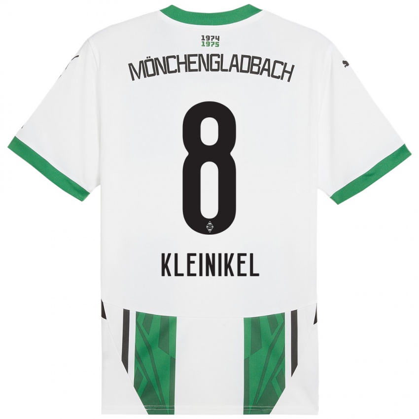 Kinder Nadja Kleinikel #8 Weiß Grün Heimtrikot Trikot 2024/25 T-Shirt