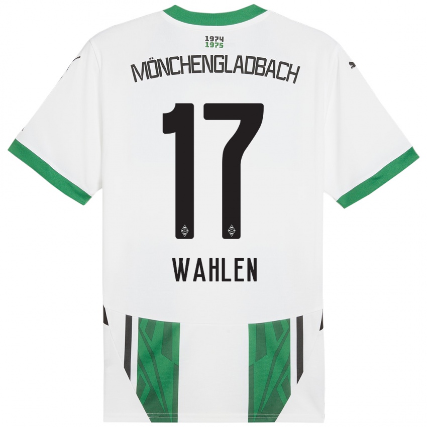 Kinder Vanessa Wahlen #17 Weiß Grün Heimtrikot Trikot 2024/25 T-Shirt