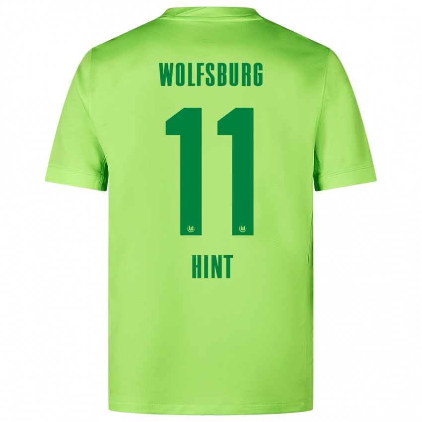 Kinder Trevor Hint #11 Fluoreszierendes Grün Heimtrikot Trikot 2024/25 T-Shirt