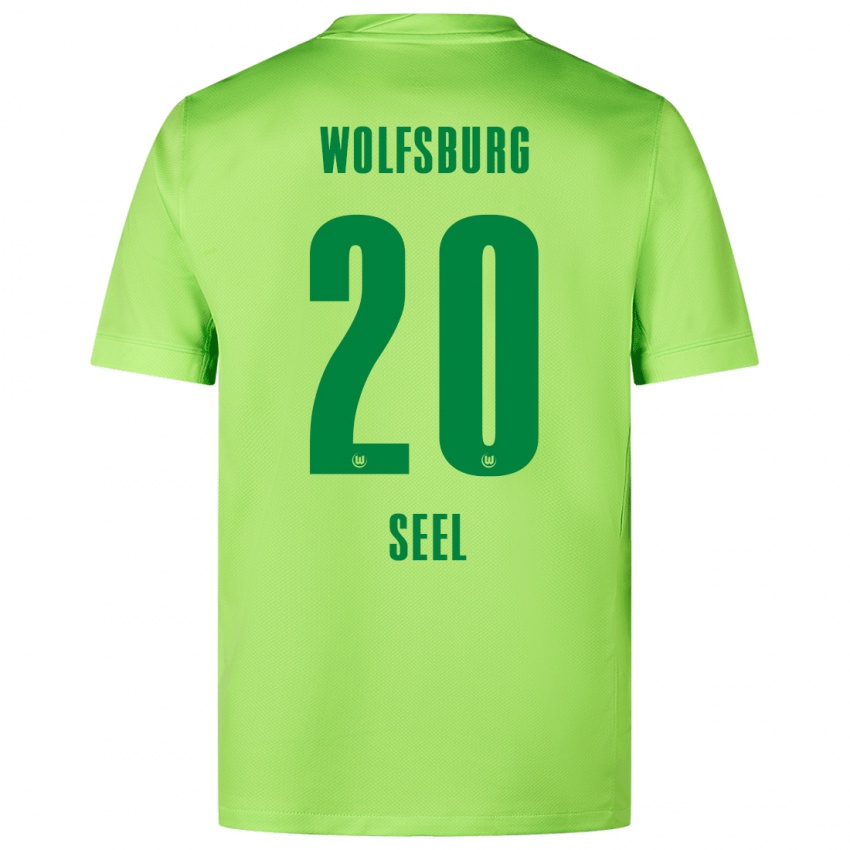 Kinder William Seel #20 Fluoreszierendes Grün Heimtrikot Trikot 2024/25 T-Shirt