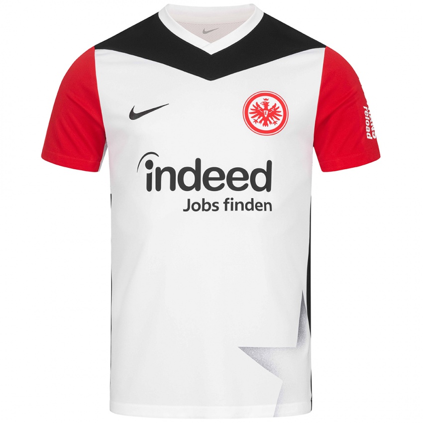 Kinder Jens Petter Hauge #23 Weiß Rot Heimtrikot Trikot 2024/25 T-Shirt