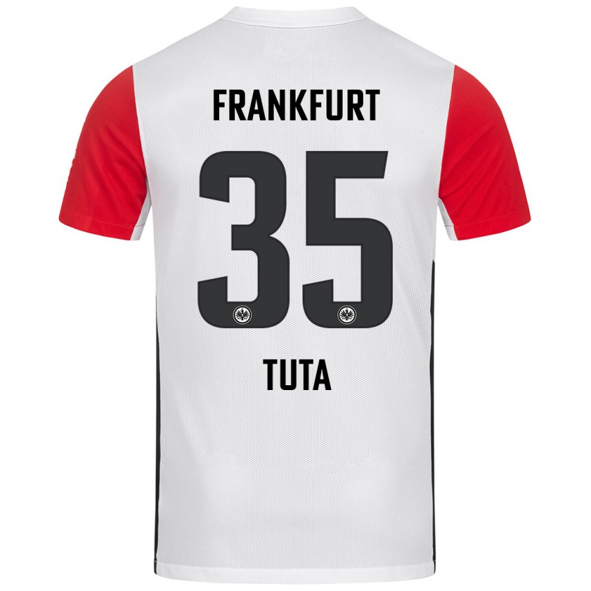 Kinder Tuta #35 Weiß Rot Heimtrikot Trikot 2024/25 T-Shirt