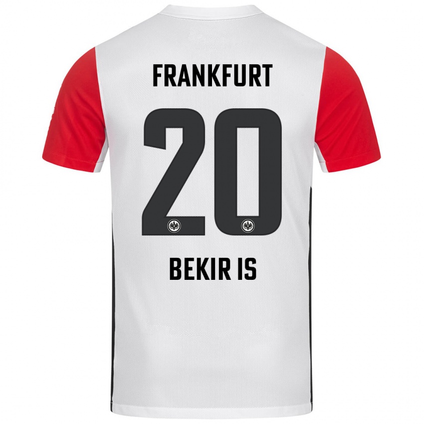 Kinder Eba Bekir Is #20 Weiß Rot Heimtrikot Trikot 2024/25 T-Shirt