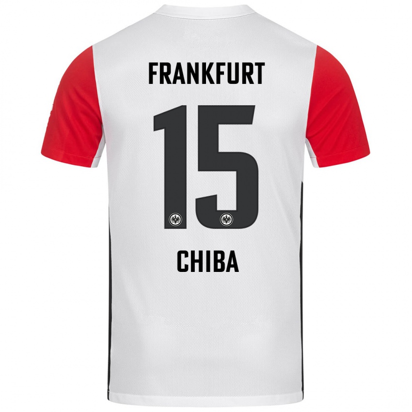 Kinder Remina Chiba #15 Weiß Rot Heimtrikot Trikot 2024/25 T-Shirt