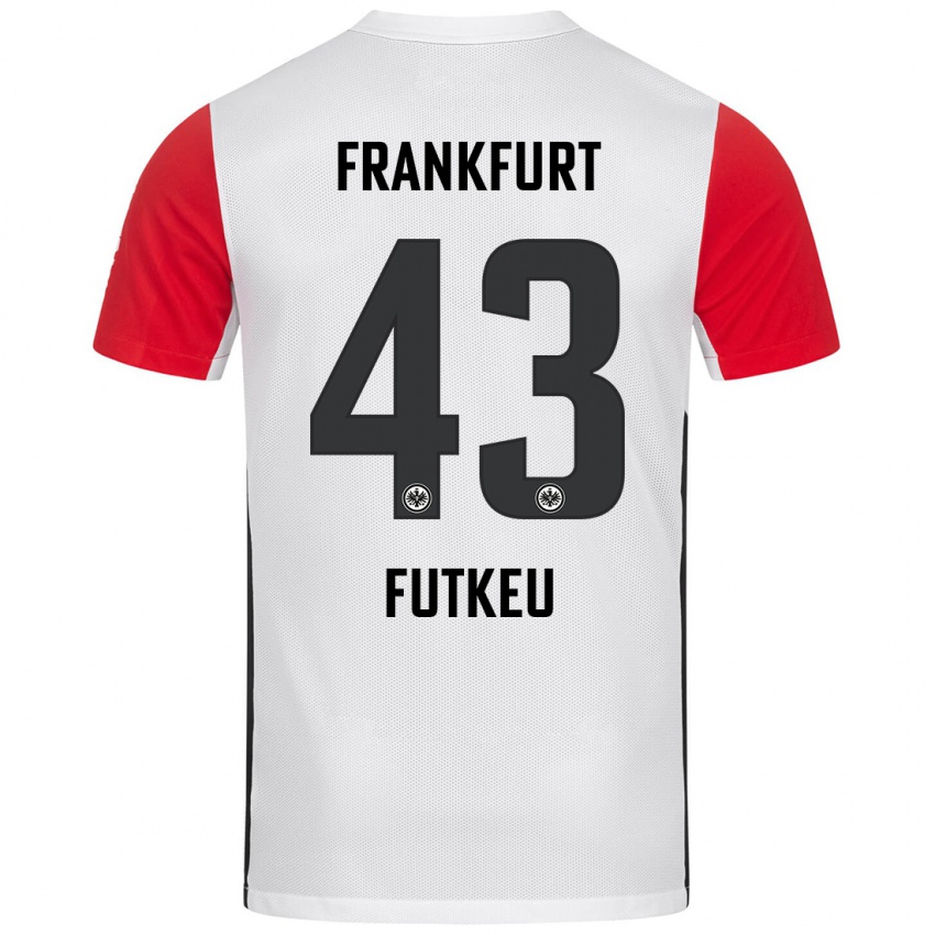 Kinder Noel Futkeu #43 Weiß Rot Heimtrikot Trikot 2024/25 T-Shirt