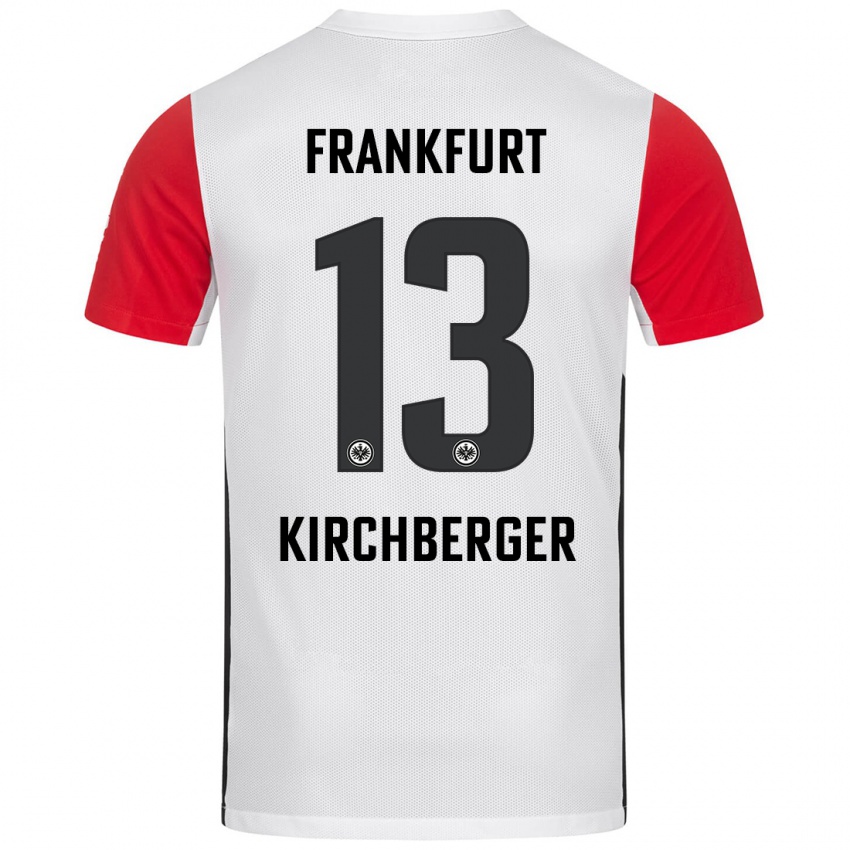 Kinder Virginia Kirchberger #13 Weiß Rot Heimtrikot Trikot 2024/25 T-Shirt