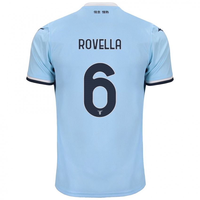 Kinder Nicolo Rovella #6 Blau Heimtrikot Trikot 2024/25 T-Shirt