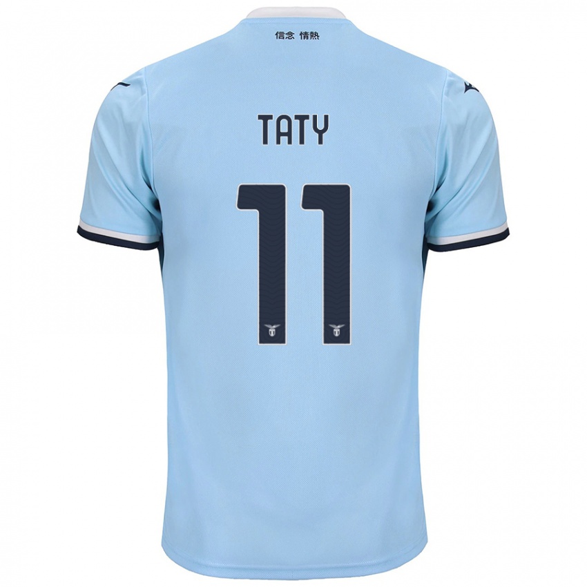 Kinder Taty Castellanos #11 Blau Heimtrikot Trikot 2024/25 T-Shirt