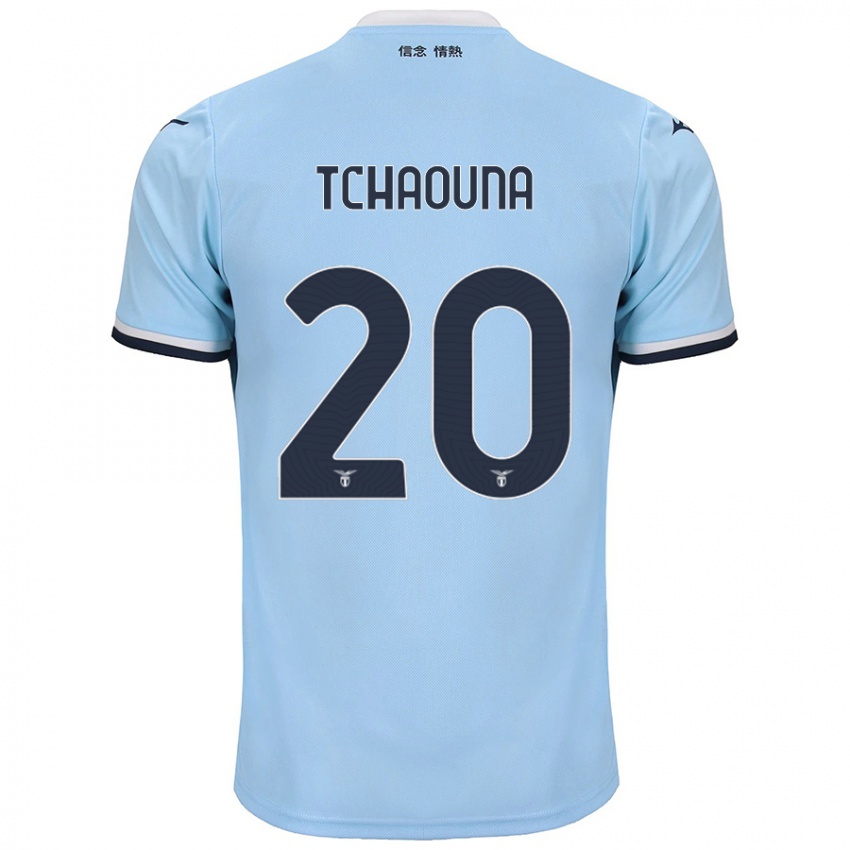 Kinder Loum Tchaouna #20 Blau Heimtrikot Trikot 2024/25 T-Shirt