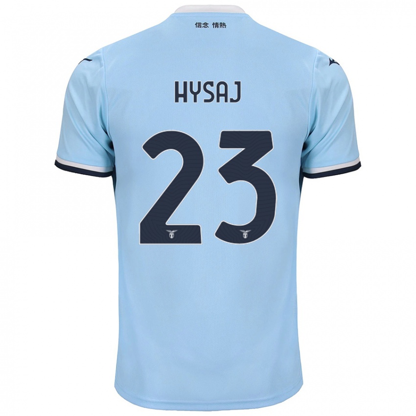 Kinder Elseid Hysaj #23 Blau Heimtrikot Trikot 2024/25 T-Shirt