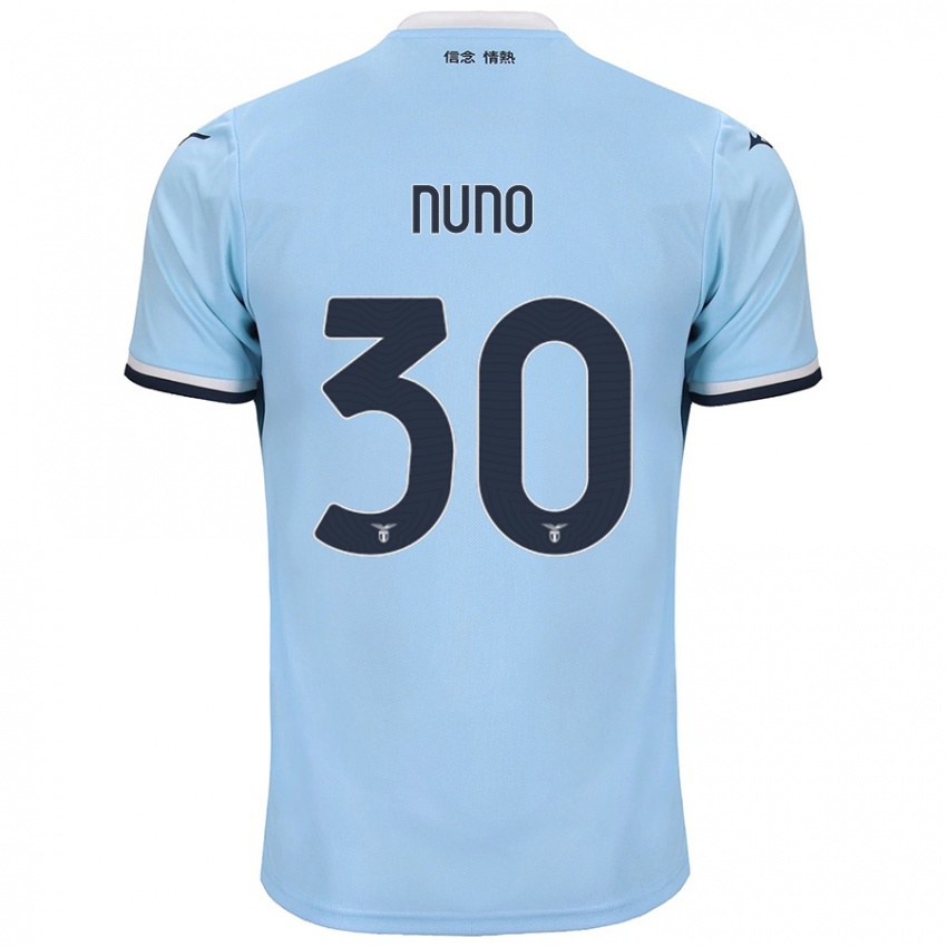 Kinder Nuno Tavares #30 Blau Heimtrikot Trikot 2024/25 T-Shirt