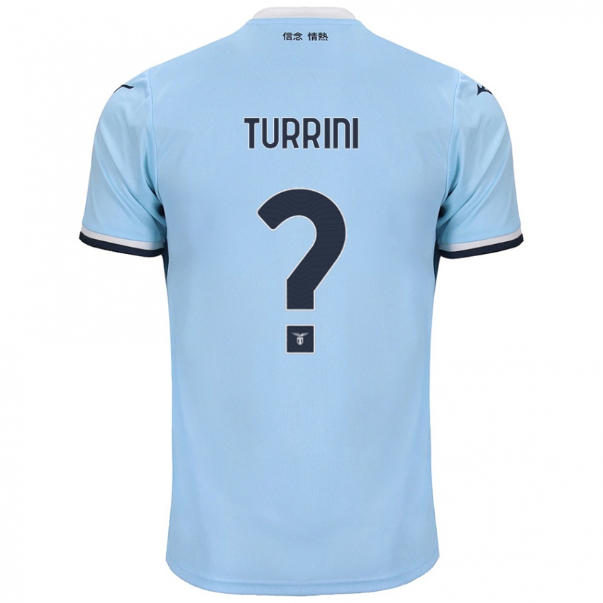 Kinder Giordano Turrini #0 Blau Heimtrikot Trikot 2024/25 T-Shirt