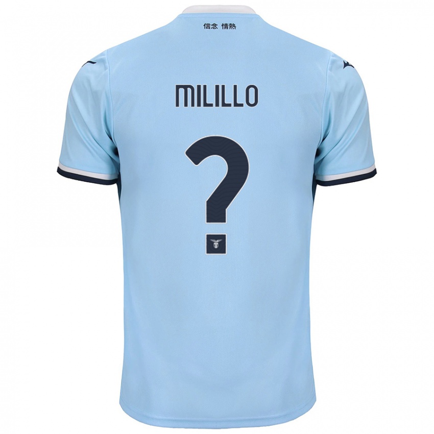 Kinder Flavio Milillo #0 Blau Heimtrikot Trikot 2024/25 T-Shirt