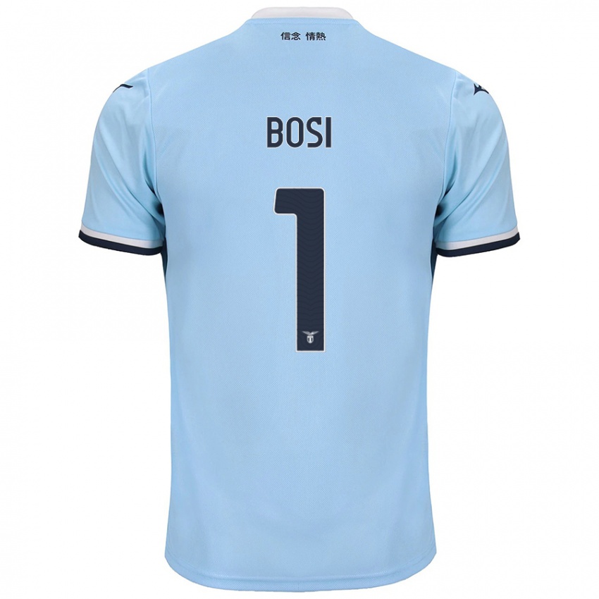 Kinder Gioele Bosi #1 Blau Heimtrikot Trikot 2024/25 T-Shirt