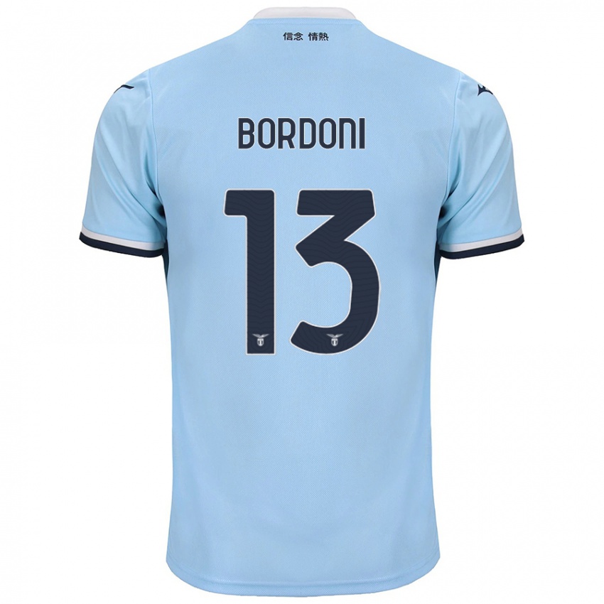 Kinder Tommaso Bordoni #13 Blau Heimtrikot Trikot 2024/25 T-Shirt