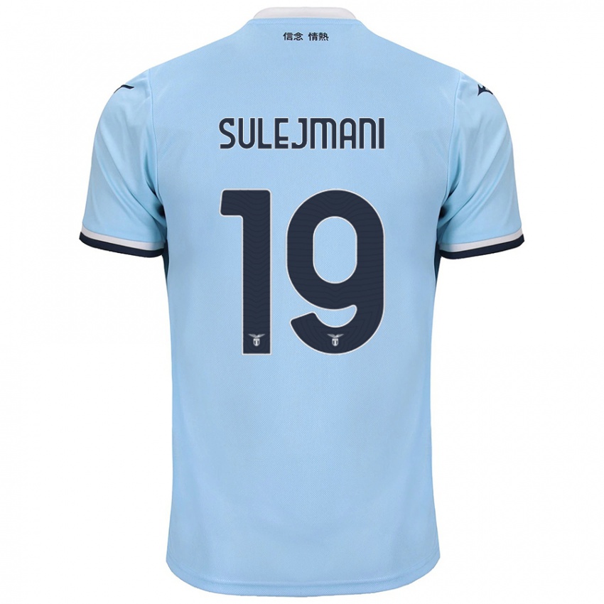 Kinder Flavio Sulejmani #19 Blau Heimtrikot Trikot 2024/25 T-Shirt