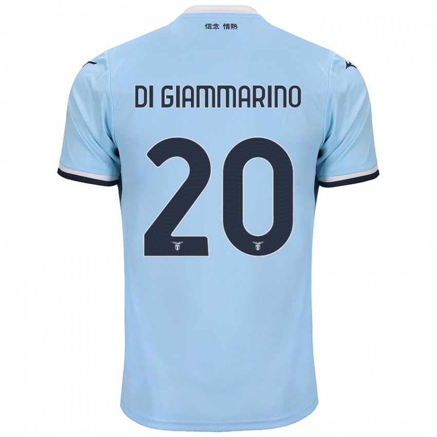 Kinder Virginia Di Giammarino #20 Blau Heimtrikot Trikot 2024/25 T-Shirt