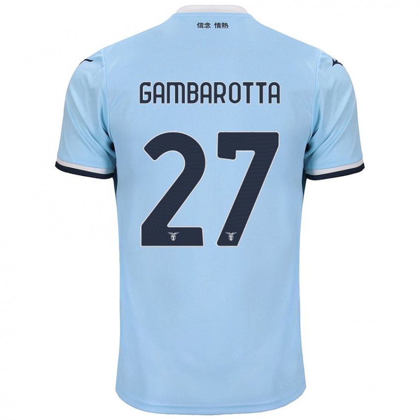 Kinder Margot Gambarotta #27 Blau Heimtrikot Trikot 2024/25 T-Shirt