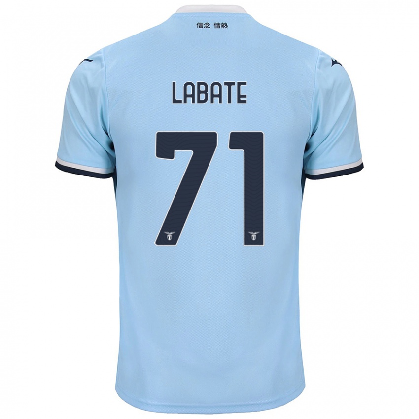 Kinder Camilla Labate #71 Blau Heimtrikot Trikot 2024/25 T-Shirt