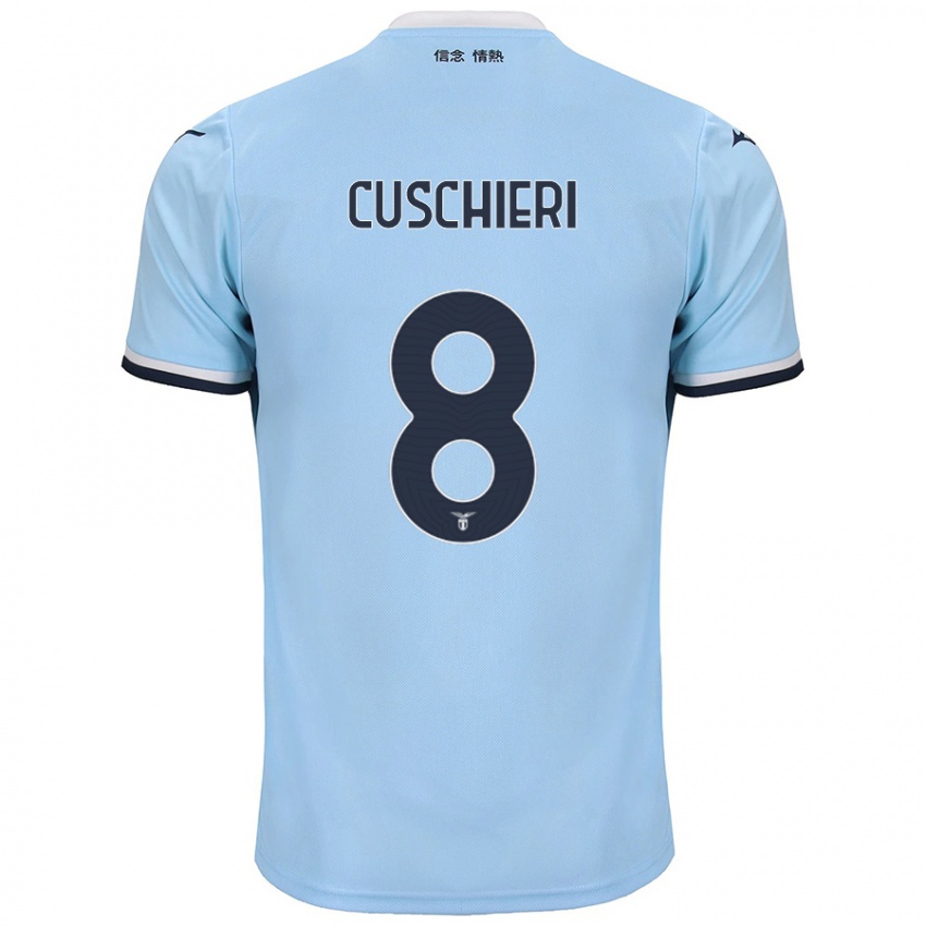 Kinder Rachel Cuschieri #8 Blau Heimtrikot Trikot 2024/25 T-Shirt