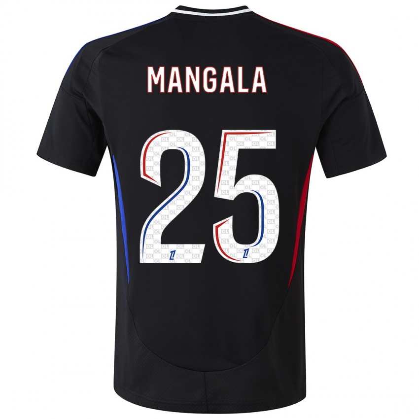 Kinder Orel Mangala #25 Schwarz Auswärtstrikot Trikot 2024/25 T-Shirt