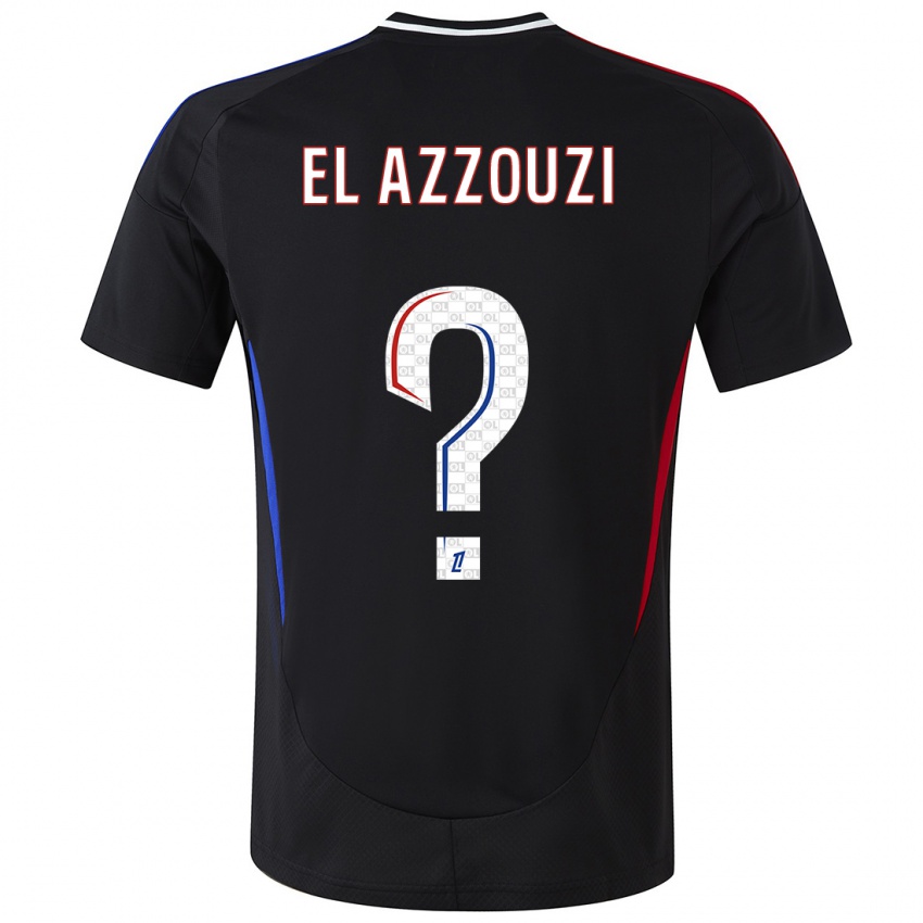 Kinder Nourdine El Azzouzi #0 Schwarz Auswärtstrikot Trikot 2024/25 T-Shirt