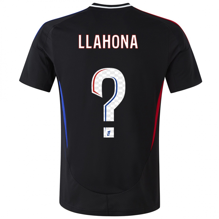 Kinder Yann Llahona #0 Schwarz Auswärtstrikot Trikot 2024/25 T-Shirt