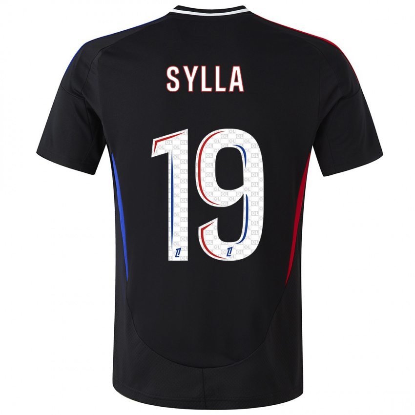 Kinder Kysha Sylla #19 Schwarz Auswärtstrikot Trikot 2024/25 T-Shirt