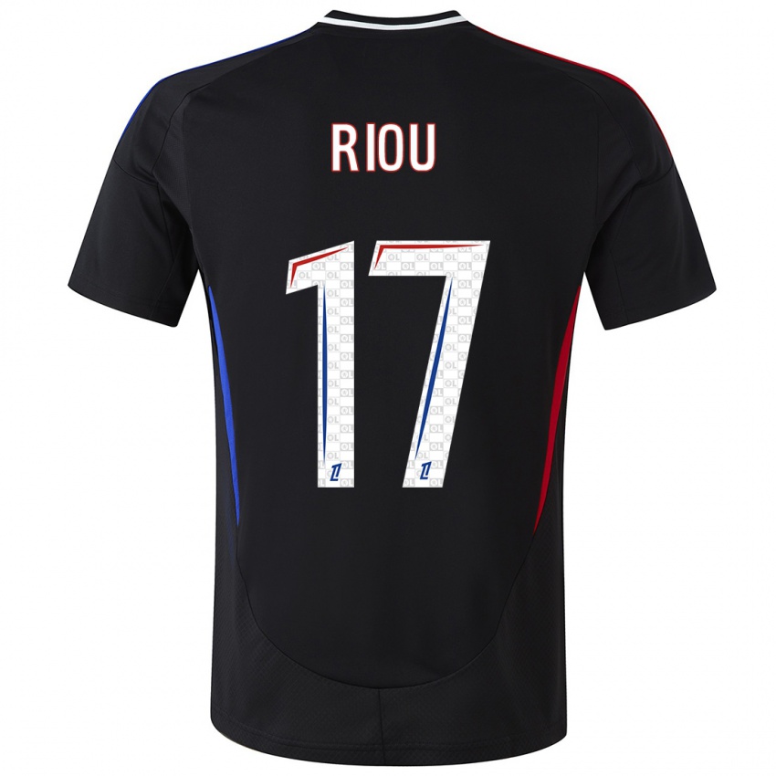 Kinder Remy Riou #17 Schwarz Auswärtstrikot Trikot 2024/25 T-Shirt