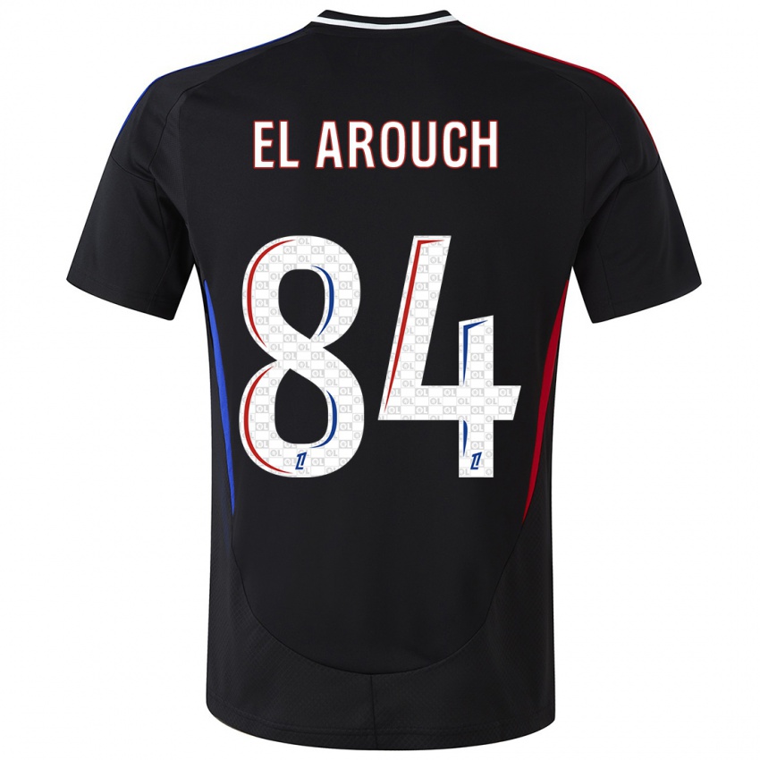 Kinder Mohamed El Arouch #84 Schwarz Auswärtstrikot Trikot 2024/25 T-Shirt