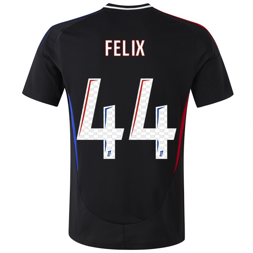 Kinder Marley Felix #44 Schwarz Auswärtstrikot Trikot 2024/25 T-Shirt