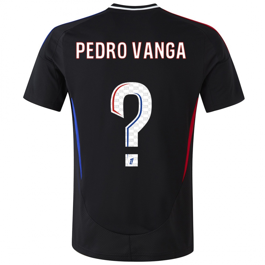 Kinder Emerson Pedro Vanga #0 Schwarz Auswärtstrikot Trikot 2024/25 T-Shirt