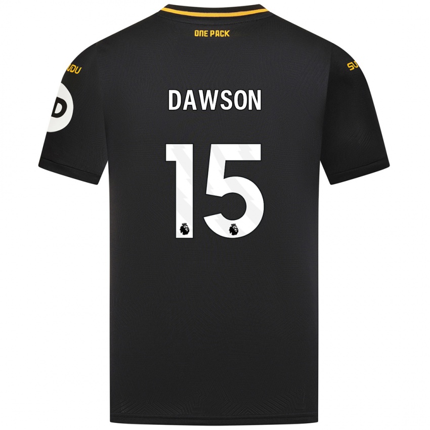 Kinder Craig Dawson #15 Schwarz Auswärtstrikot Trikot 2024/25 T-Shirt