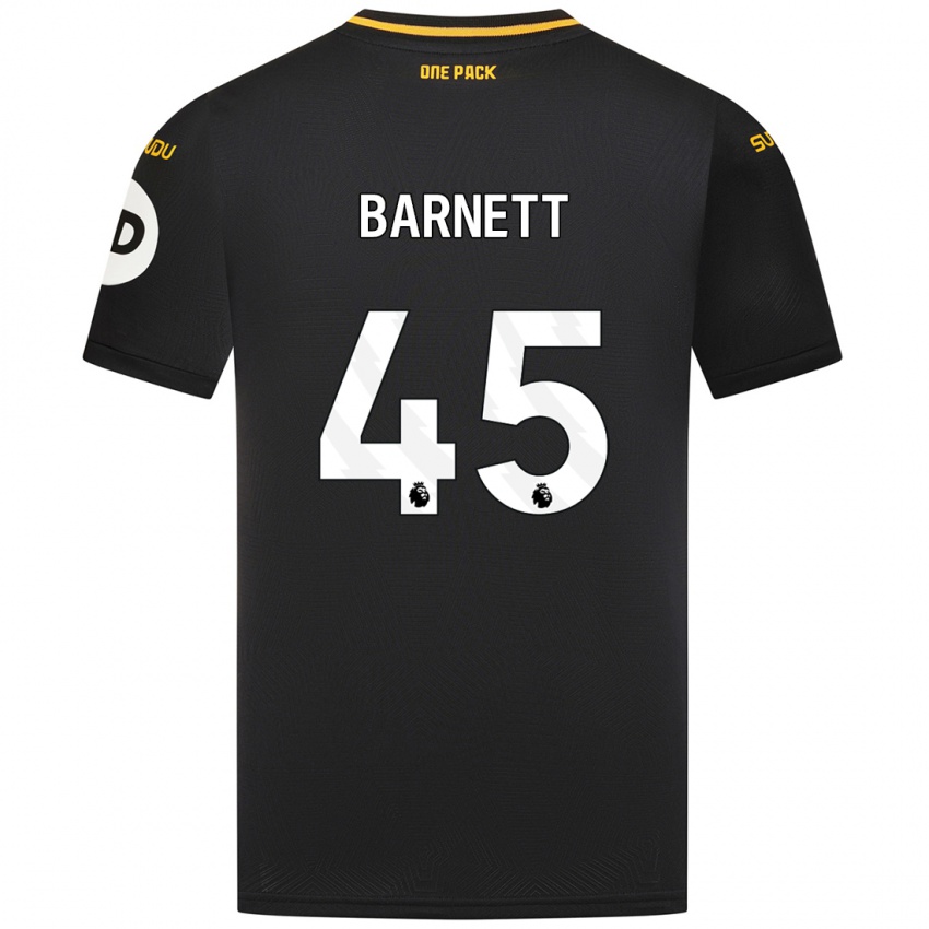 Kinder Ty Barnett #45 Schwarz Auswärtstrikot Trikot 2024/25 T-Shirt